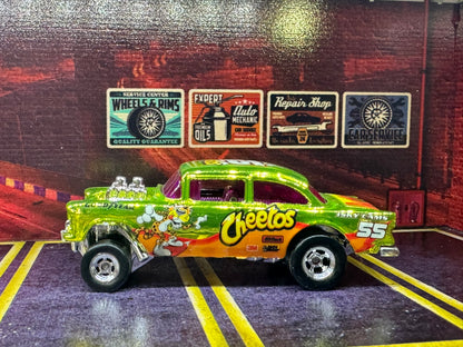 1-64 Scale / S-Scale 1955 Chevy Bel Air Gasser in Metallic Lime