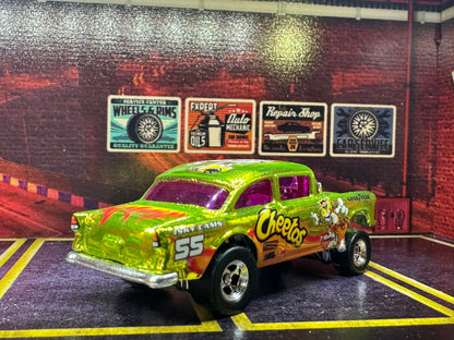 1-64 Scale / S-Scale 1955 Chevy Bel Air Gasser in Metallic Lime