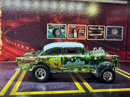 1-64 Scale / S-Scale 1955 Chevy Bel Air Gasser in Metallic Green