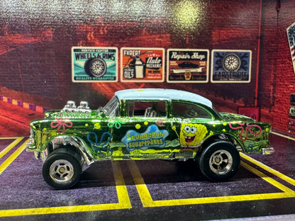 1-64 Scale / S-Scale 1955 Chevy Bel Air Gasser in Metallic Green