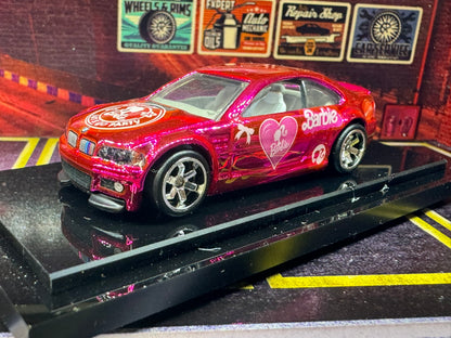 1-64 Scale / S-Scale Hydrochromed BMW in Metallic Barbie Pink