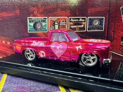 1-64 Scale / S-Scale 1983 Chevy Silverado Barbie Pink - Hydrochromed