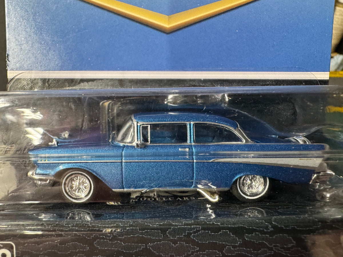 1:64 IXO 1957 Chevrolet Bel Air Sedan in Blue