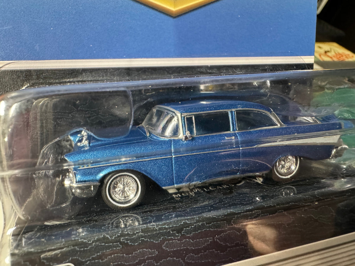 1:64 IXO 1957 Chevrolet Bel Air Sedan in Blue