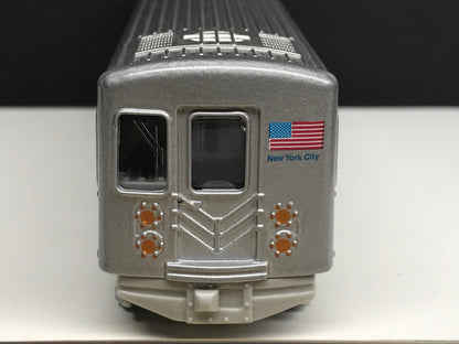Plain NYC Metro Subway Train Car - "Clean" - under 7" Long. Great for Display or Diorama