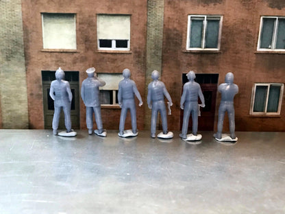 1:64 Scale Miniature People - Resin / unpainted - great for Dioramas / Hot Wheels - Made in the USA GROUP 100 - Miniature Figures