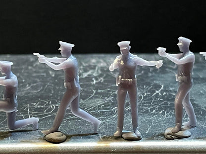 1:64 Miniature Human Figures - Resin / unpainted - great for Dioramas / Hot Wheels - Made in the USA GROUP 209 - Miniature Figures