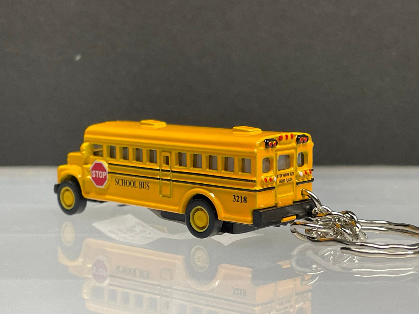 School Bus Keychain