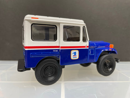 1:26 Under 5" 1971 Jeep DJ-5B USPS Truck in White or Blue Colors - Great For Dioramas & Diecast Photography - Very Detailed