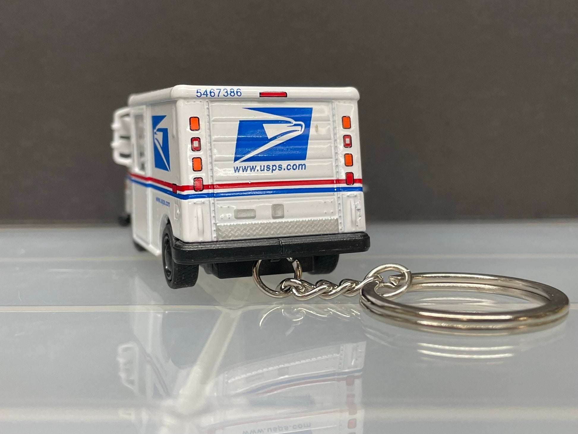 USPS Keycain - United States Postal Truck Keychain - Great Gift for the Mail Carrier