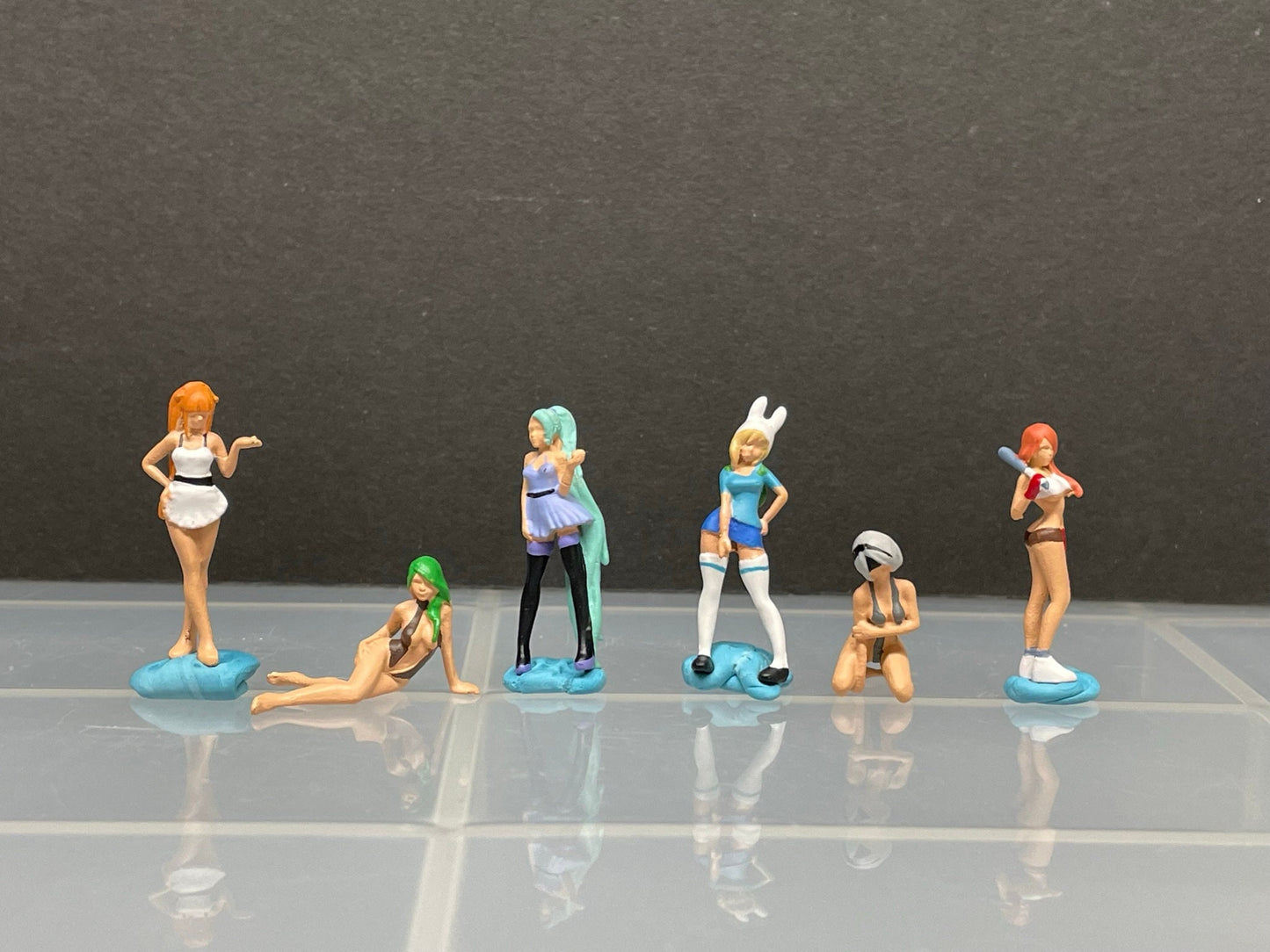 1:64 Miniature Human Figures - Diecast Metal - great for Dioramas / Hot Wheels - Cosplay SET - Miniature Figures