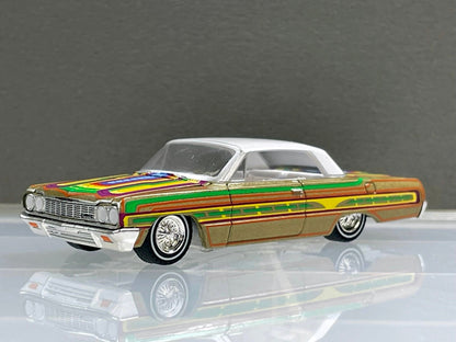 1-64 Scale / S-Scale 1964 Chevrolet Impala LowRider - Great For Dioramas & Diecast Photography (Greenlight)