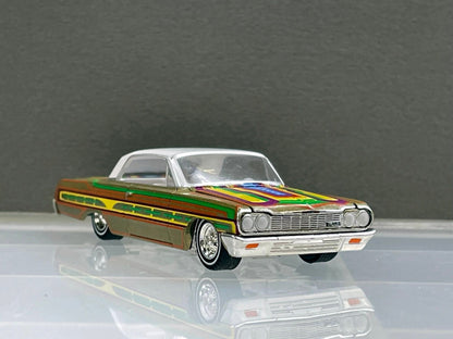 1-64 Scale / S-Scale 1964 Chevrolet Impala LowRider - Great For Dioramas & Diecast Photography (Greenlight)