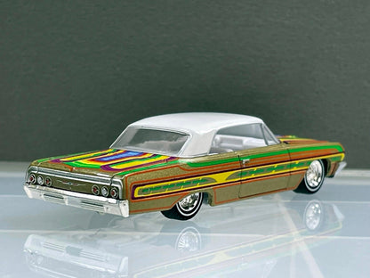 1-64 Scale / S-Scale 1964 Chevrolet Impala LowRider - Great For Dioramas & Diecast Photography (Greenlight)