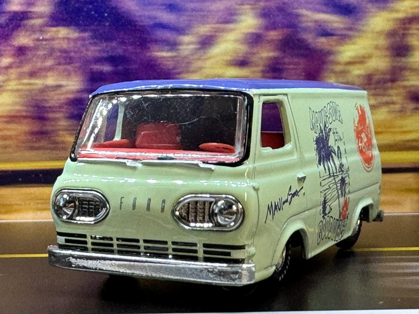 1-64 Scale / S-Scale 1963 Ford Econoline Delivery Van - Great For Dioramas & Diecast Photography (M2)