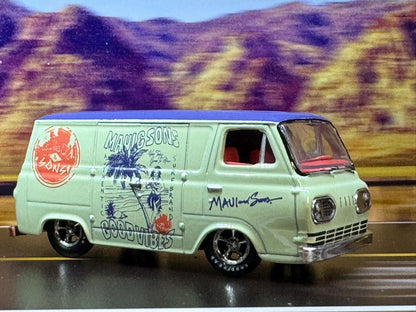 1-64 Scale / S-Scale 1963 Ford Econoline Delivery Van - Great For Dioramas & Diecast Photography (M2)