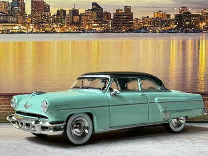 1-64 Scale / S-Scale 1954 Lincoln Capri Parklane Green- Great For Dioramas & Diecast Photography (MiniGT)