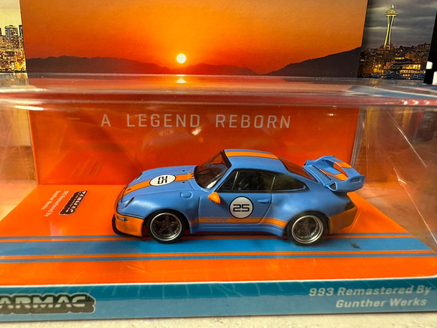 1-64 Scale / S-Scale Porsche 993 Remastered - Great For Dioramas & Diecast Photography (Tarmac)