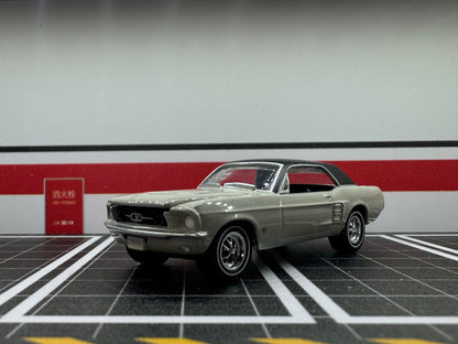 1-64 Scale / S-Scale 1967 Ford Mustang Coupe in 2 Colors - Great For Dioramas & Diecast Photography (GL)