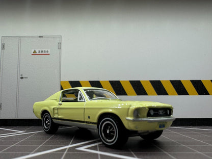 1-64 Scale / S-Scale 1967 Ford Mustang GT in 2 Colors - Great For Dioramas & Diecast Photography (GL)