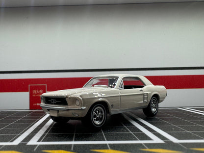 1-64 Scale / S-Scale 1967 Ford Mustang Coupe in 2 Colors - Great For Dioramas & Diecast Photography (GL)