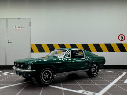 1-64 Scale / S-Scale 1967 Ford Mustang GT in 2 Colors - Great For Dioramas & Diecast Photography (GL)