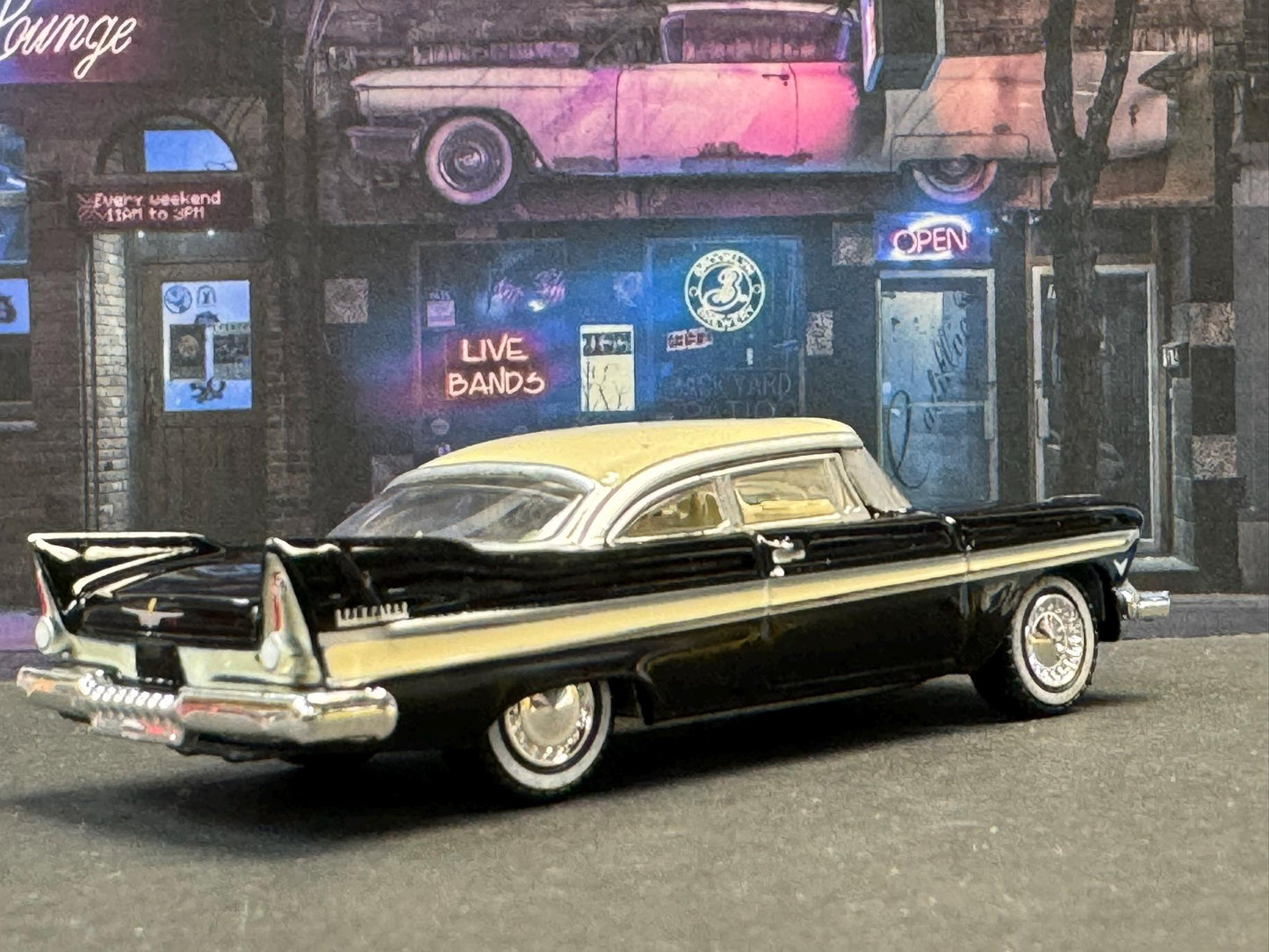 1-64 Scale / S-Scale 1957 Plymouth Belvedere - Great For Dioramas & Diecast Photography (GL)