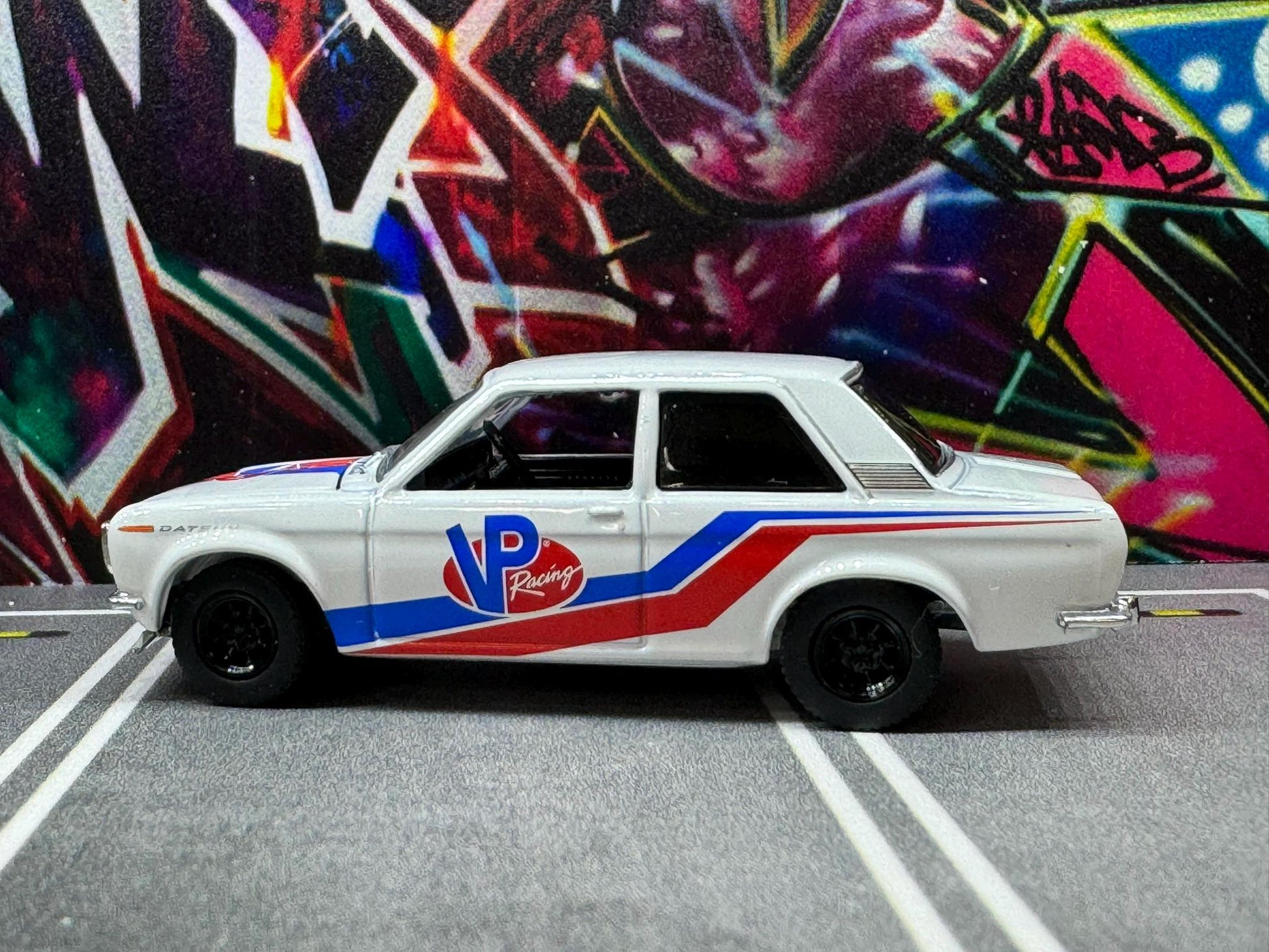 1-64 Scale / S-Scale 1986 Datsun 510 Widebody Coupe - Great For Dioramas & Diecast Photography (GL)