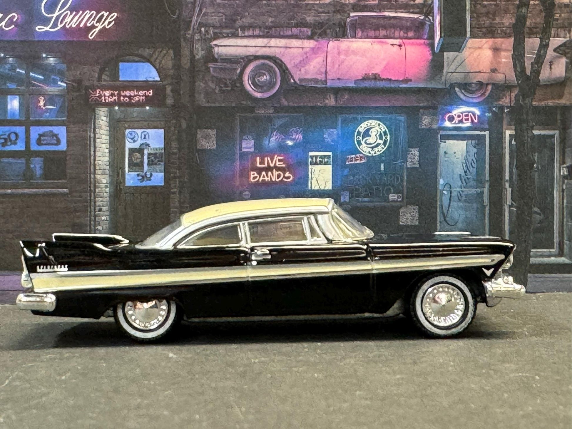 1-64 Scale / S-Scale 1957 Plymouth Belvedere - Great For Dioramas & Diecast Photography (GL)