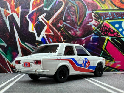 1-64 Scale / S-Scale 1986 Datsun 510 Widebody Coupe - Great For Dioramas & Diecast Photography (GL)