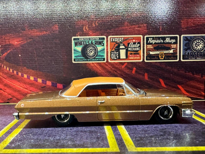 1-64 Scale / S-Scale 1963 Chevrolet Impala Convertible - Great For Dioramas & Diecast Photography (GL)