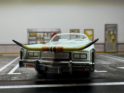 1-64 Scale / S-Scale 1976 Cadillac Eldorado Convertible with Bull Hood Ornament - Great For Dioramas & Diecast Photography (GL)