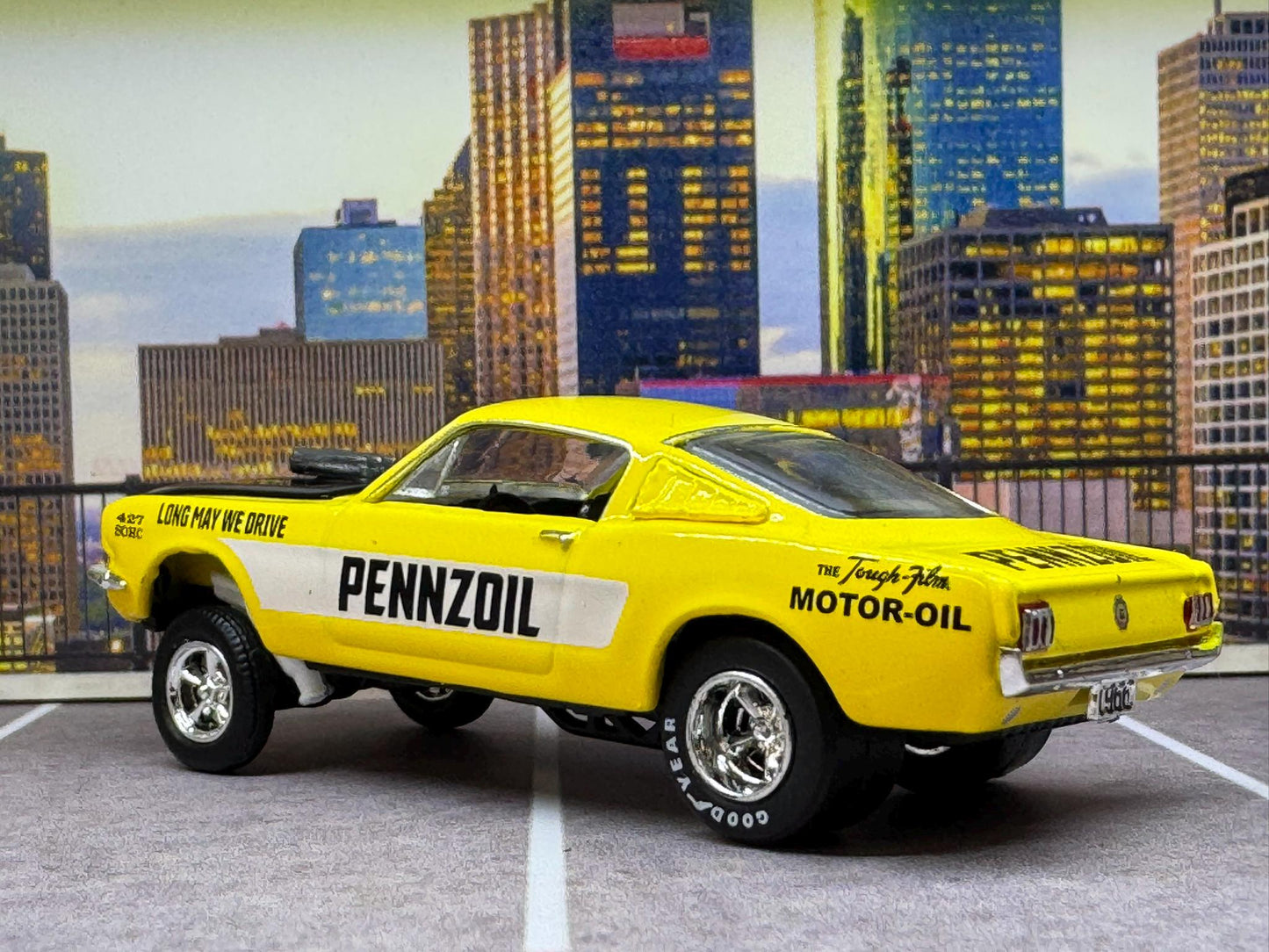 1-64 Scale / S-Scale 1966 Ford Mustang Gasser - Great For Dioramas & Diecast Photography (M2)