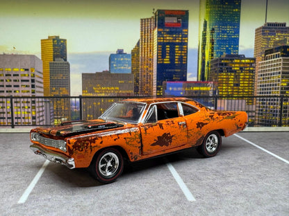 1-64 Scale / S-Scale 1969 Plymouth Road Runner - Great For Dioramas & Diecast Photography (M2)