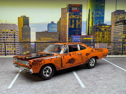 1-64 Scale / S-Scale 1969 Plymouth Road Runner - Great For Dioramas & Diecast Photography (M2)