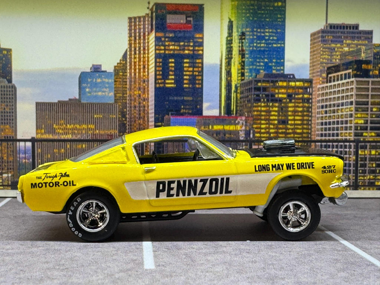 1-64 Scale / S-Scale 1966 Ford Mustang Gasser - Great For Dioramas & Diecast Photography (M2)
