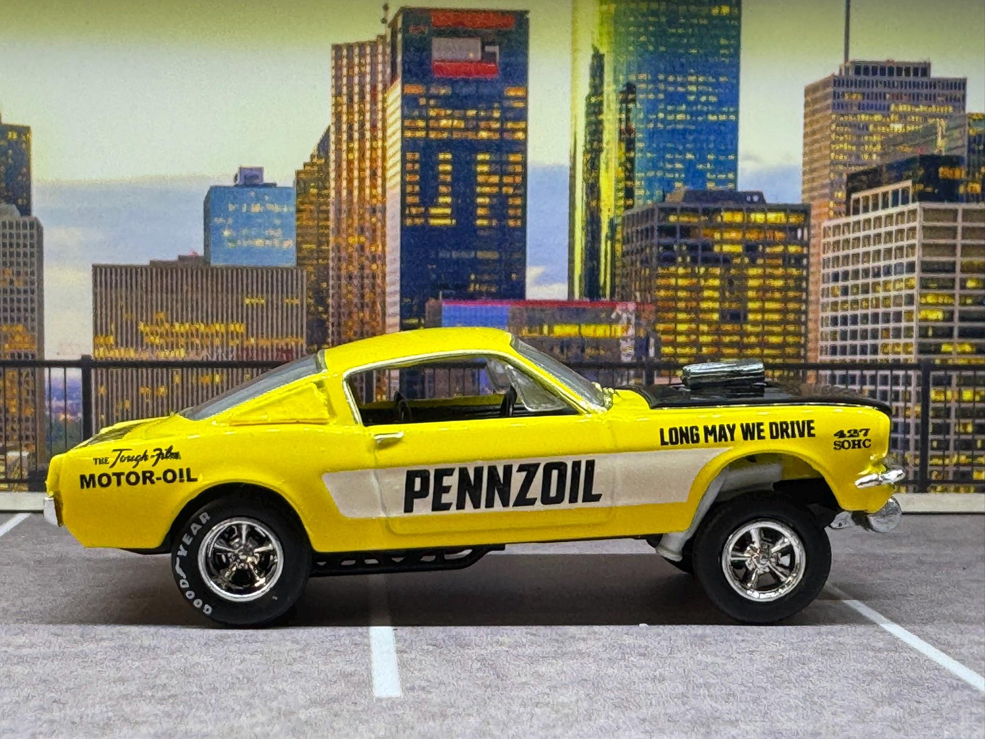 1-64 Scale / S-Scale 1966 Ford Mustang Gasser - Great For Dioramas & Diecast Photography (M2)