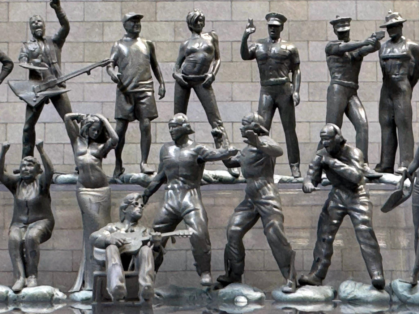 Double G 1:64 Miniature Human Figures - Unpainted - great for Dioramas - Made in the USA LOT 604 Miniature 1.10