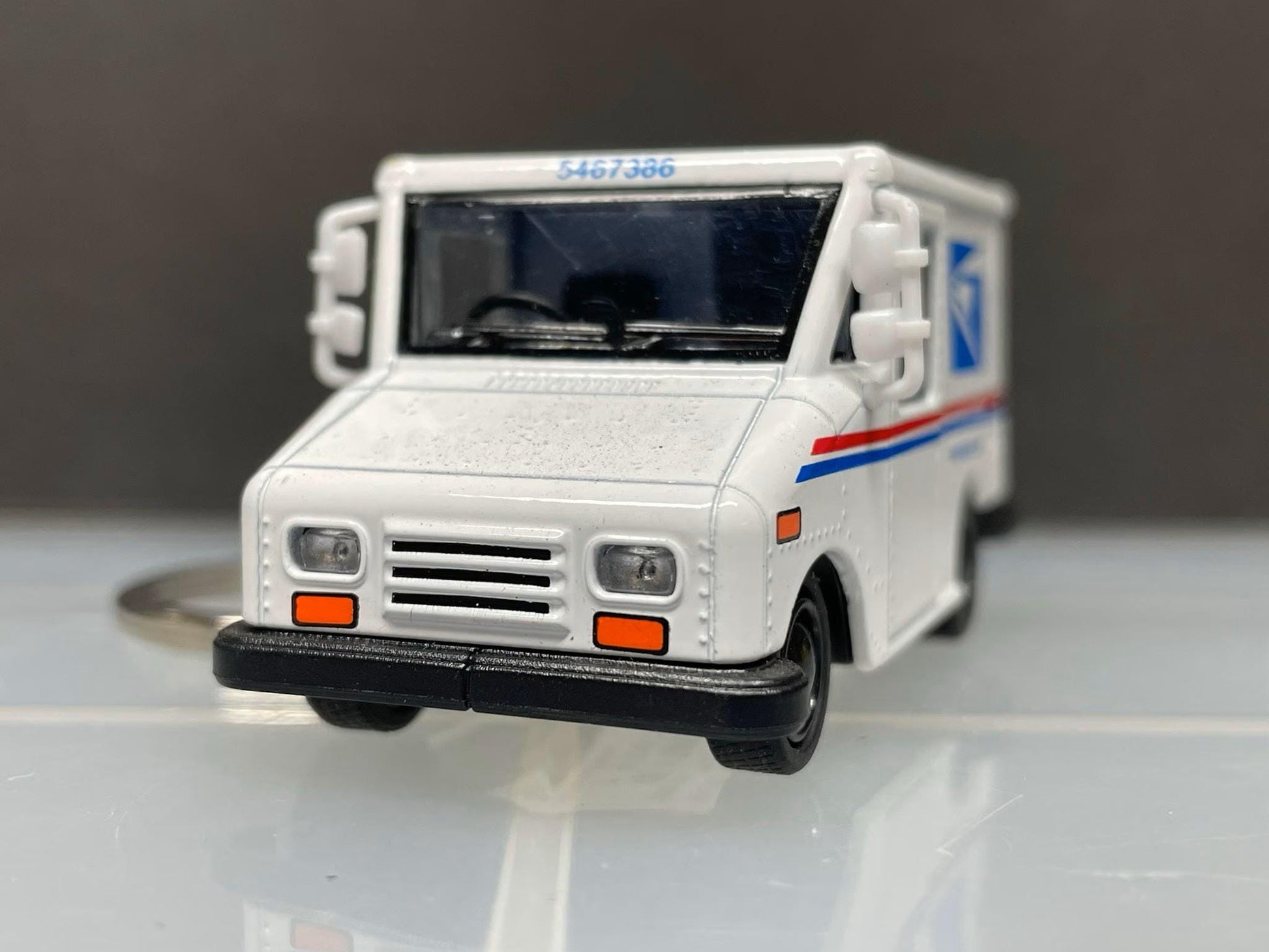 Vintage Postal Keycain - United States Postal Truck Keychain - Great Gift for the Mail Carrier Kinsmart