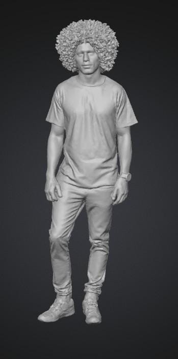 3D Model Urban Male STL in Various Scales