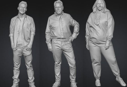 I will Create of 1-24 3D Printed Painted / Unpainted Model of You.