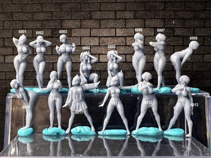 Double G 1:64 Miniature Human Figures - Unpainted - great for Dioramas - Made in the USA LOT 750 Miniature 1.10 Misc Figures