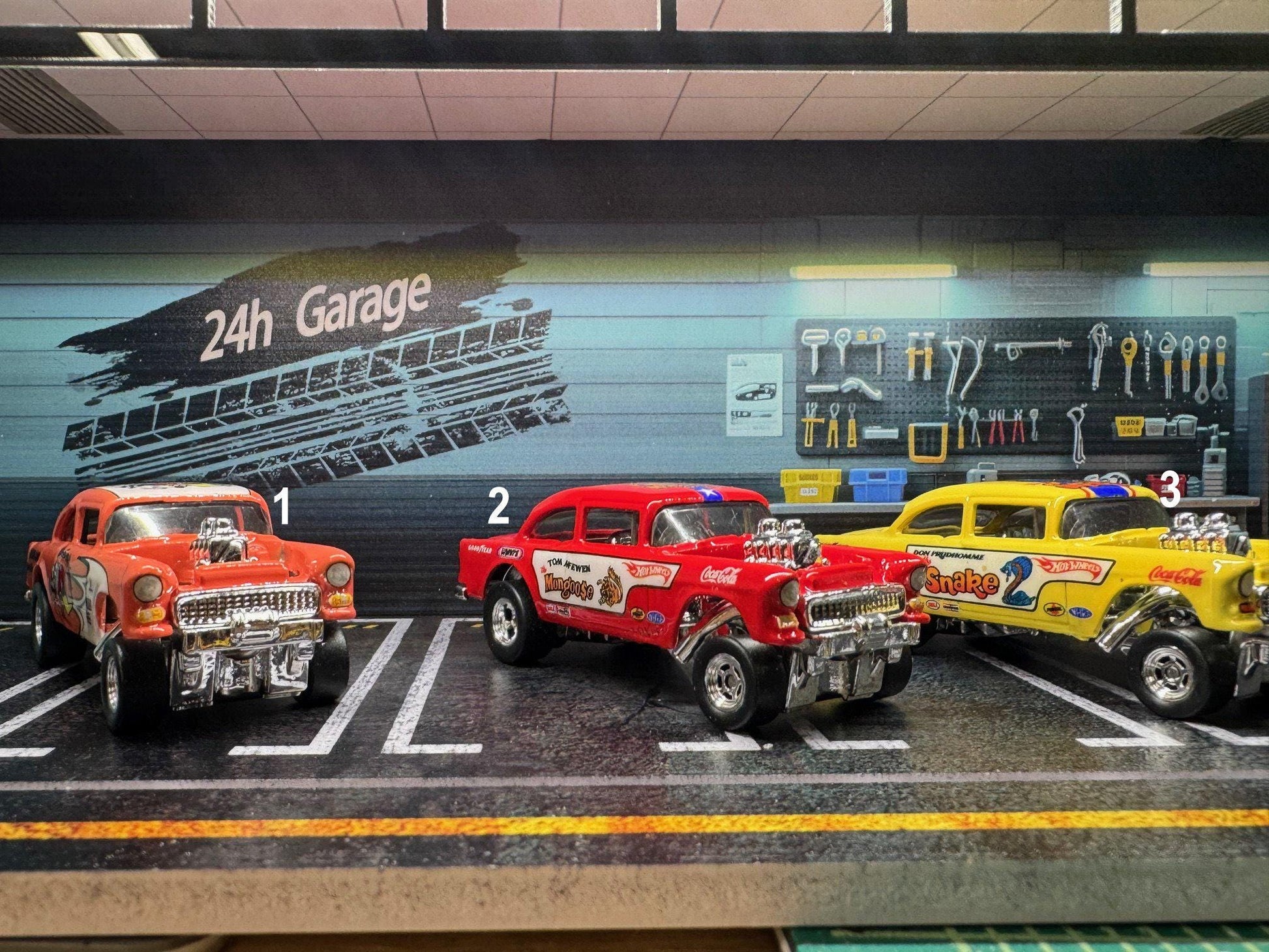 1-64 Scale / S-Scale Custom Double G Diecast 1955 Chevy Gasser Pick and Choose Lot 1