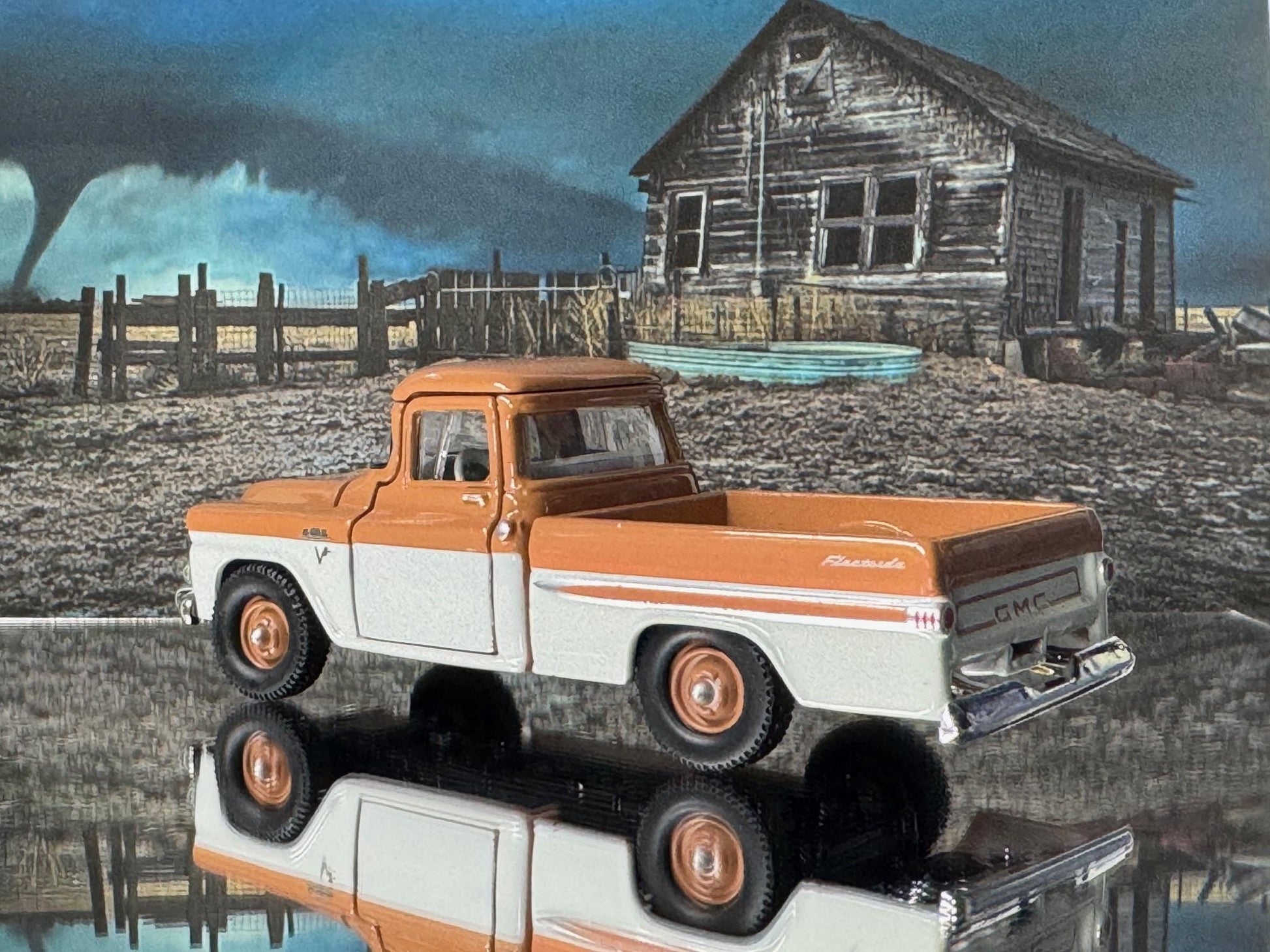 1-64 Scale / S-Scale 1959 GMC Fleetside Truck 4x4 M2 Diecast