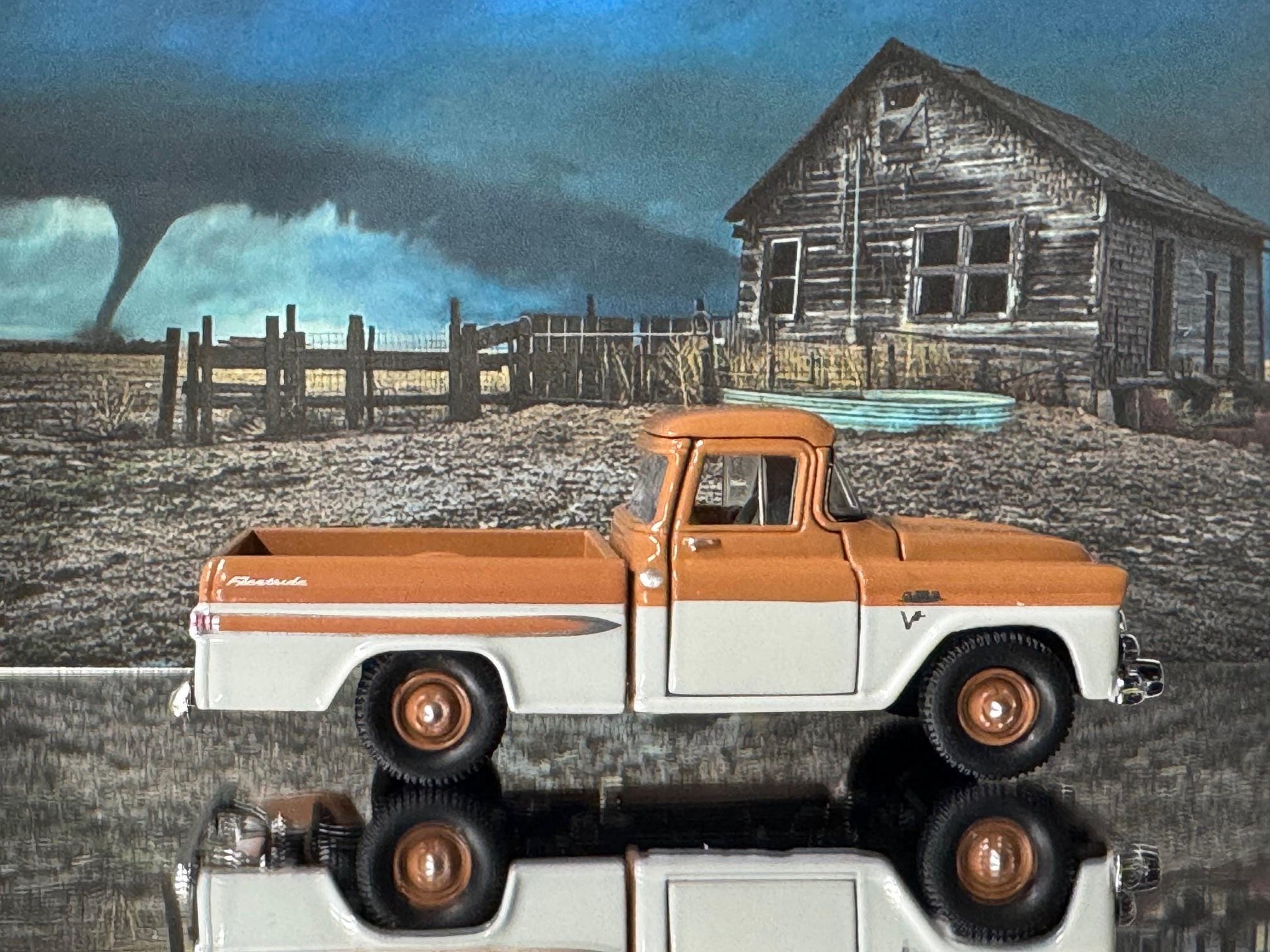1-64 Scale / S-Scale 1959 GMC Fleetside Truck 4x4 M2 Diecast