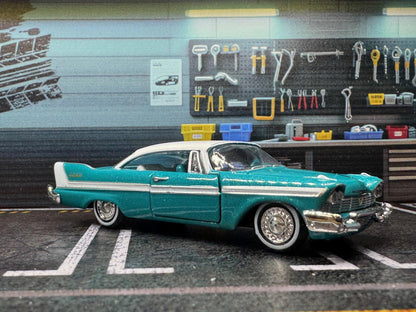 1-64 Scale / S-Scale 1958 Plymouth Belvedere - Great For Dioramas & Diecast Photography (M2)