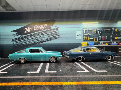 1-64 Scale / S-Scale 1965 Plymouth Barracuda- 2 Colors - Great For Dioramas & Diecast Photography (AW)