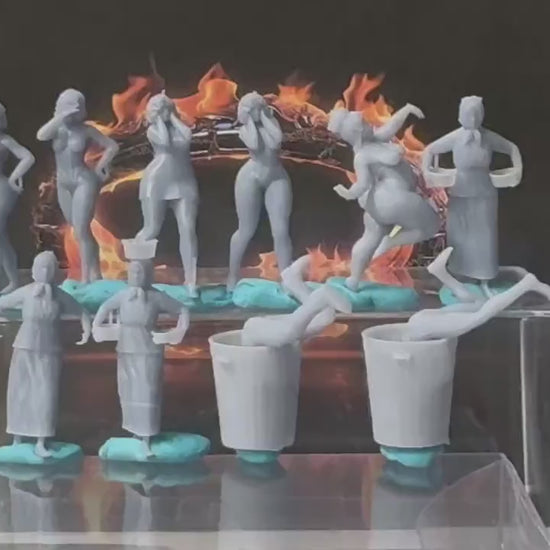 Double G 1:64 Miniature Human Figures - Unpainted - great for Dioramas - Made in the USA LOT 743 Miniature 1.10 Misc People