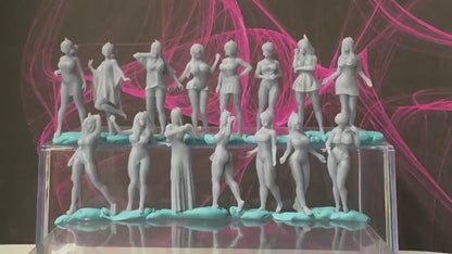 Double G 1:64 Miniature Human Figures - Unpainted - great for Dioramas - Made in the USA LOT 714 Miniature 1.10 Misc People