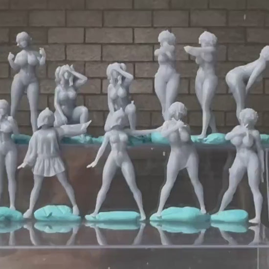 Double G 1:64 Miniature Human Figures - Unpainted - great for Dioramas - Made in the USA LOT 750 Miniature 1.10 Misc Figures